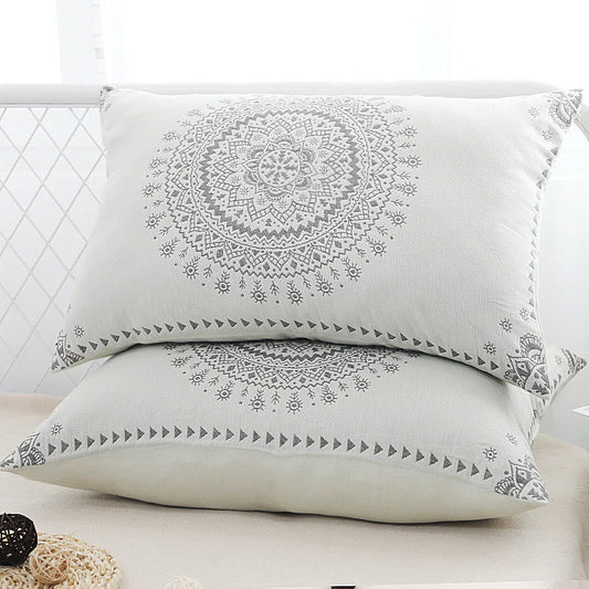 Mandala Cotton Pillowcases | Soft & Decorative | Set of 2