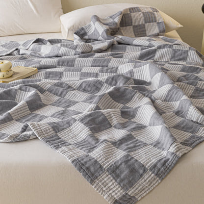 Checkerboard Quilt | 100% Organic Cotton | Full & Queen Sizes