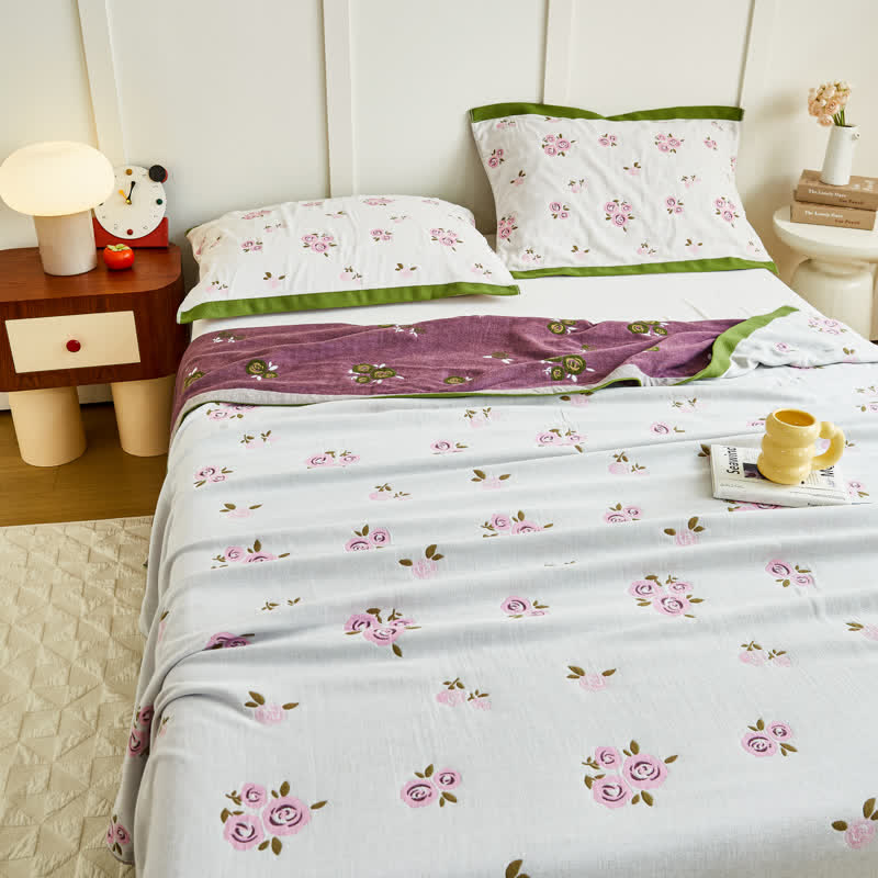 Cotton Gauze Quilt Set | 100% Organic Cotton | Full/Queen Size
