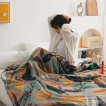 Reversible Cotton Quilt | Lightweight & Breathable | Full/King Size