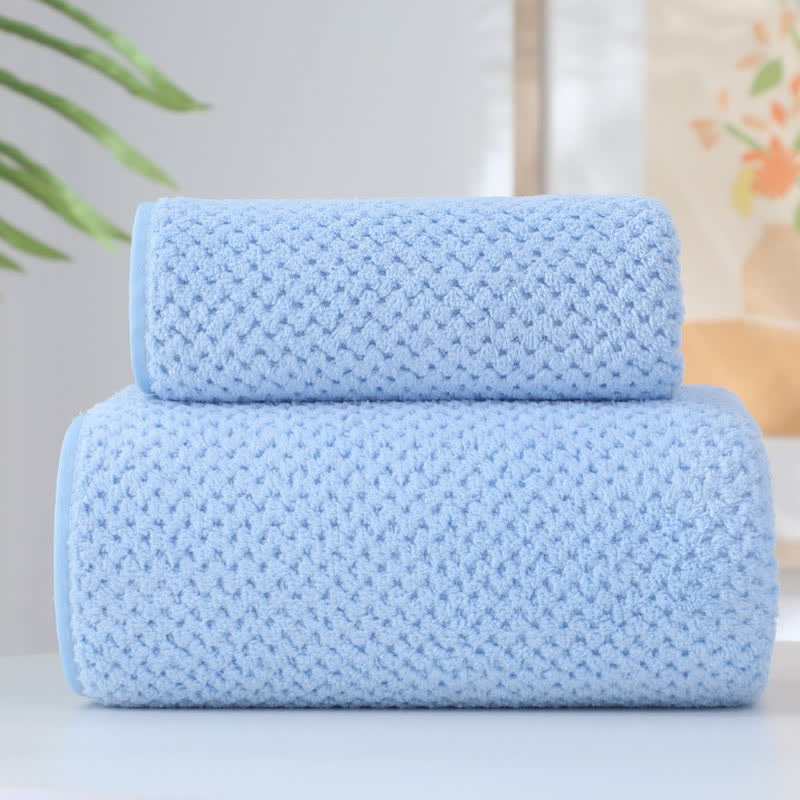 Soft Breathable Bath Towel | Polyester | 1 Bath Towel & 1 Towel Set