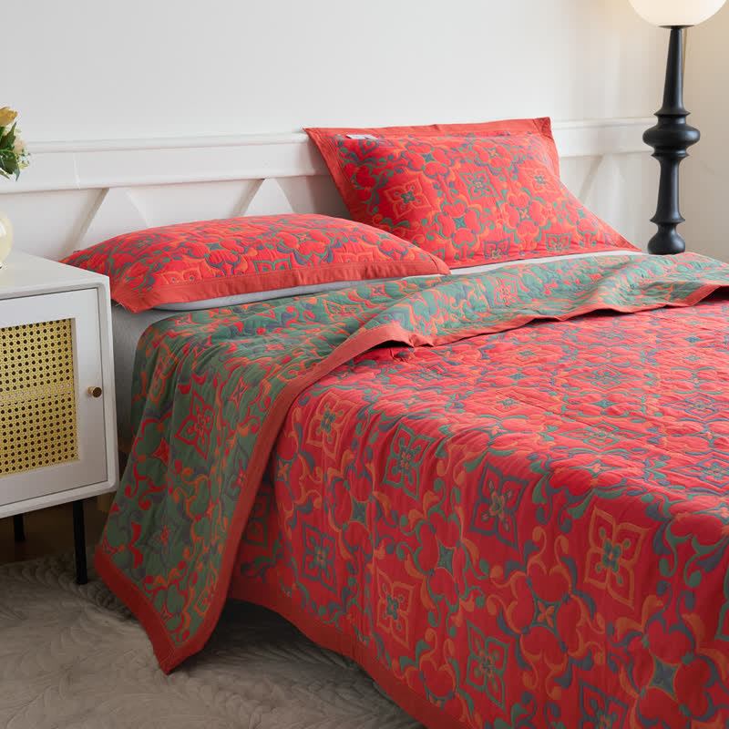 Cotton Gauze Quilt Set | 100% Organic Cotton | Full/Queen/King Options