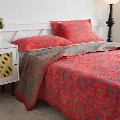Cotton Gauze Quilt Set | 100% Organic Cotton | Full/Queen/King Options