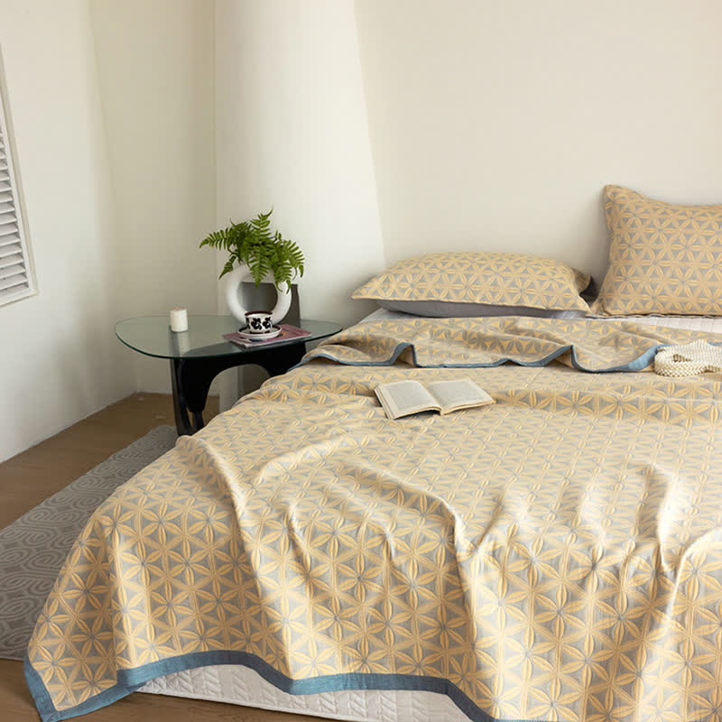 Cotton Gauze Quilt Set | Organic Cotton | Queen Size with 2 Pillowcases