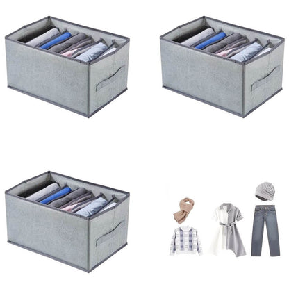 Fabric Storage Organisers | Non-Woven Material | 7 Compartment Design