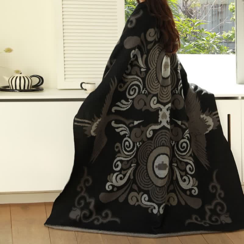 Retro Luxury Soft Blanket | Polyester Fabric | 63" x 51"