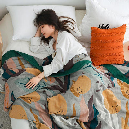 Reversible Cotton Quilt | Lightweight & Breathable | Full/King Size