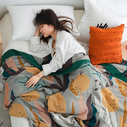 Reversible Cotton Quilt | Lightweight & Breathable | Full/King Size