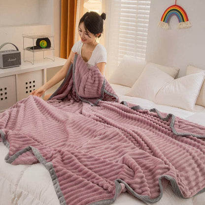 Reversible Velvet Blanket | Premium Polyester | Full & Queen Sizes