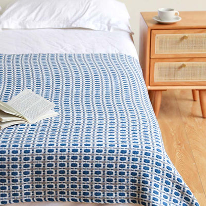 Sofa Blanket | Breathable Acrylic Fiber | Elegant Tassels