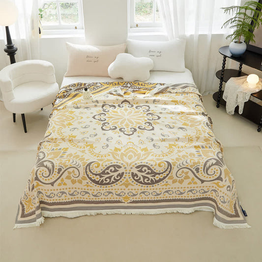 Cotton Gauze Quilt | Reversible Design | Full/Queen Size