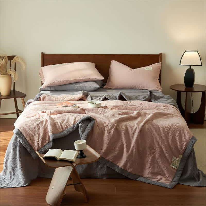 Double Layer Gauze Bedding Set | 100% Organic Cotton | Full & Queen Sizes