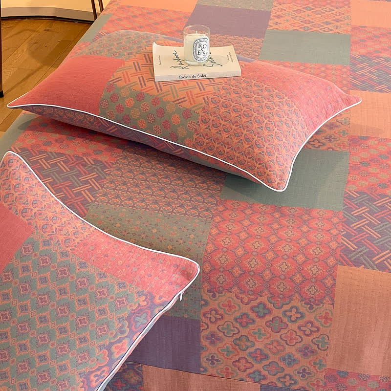Vintage Double Layer Coverlet | 100% Organic Cotton | Twin Size