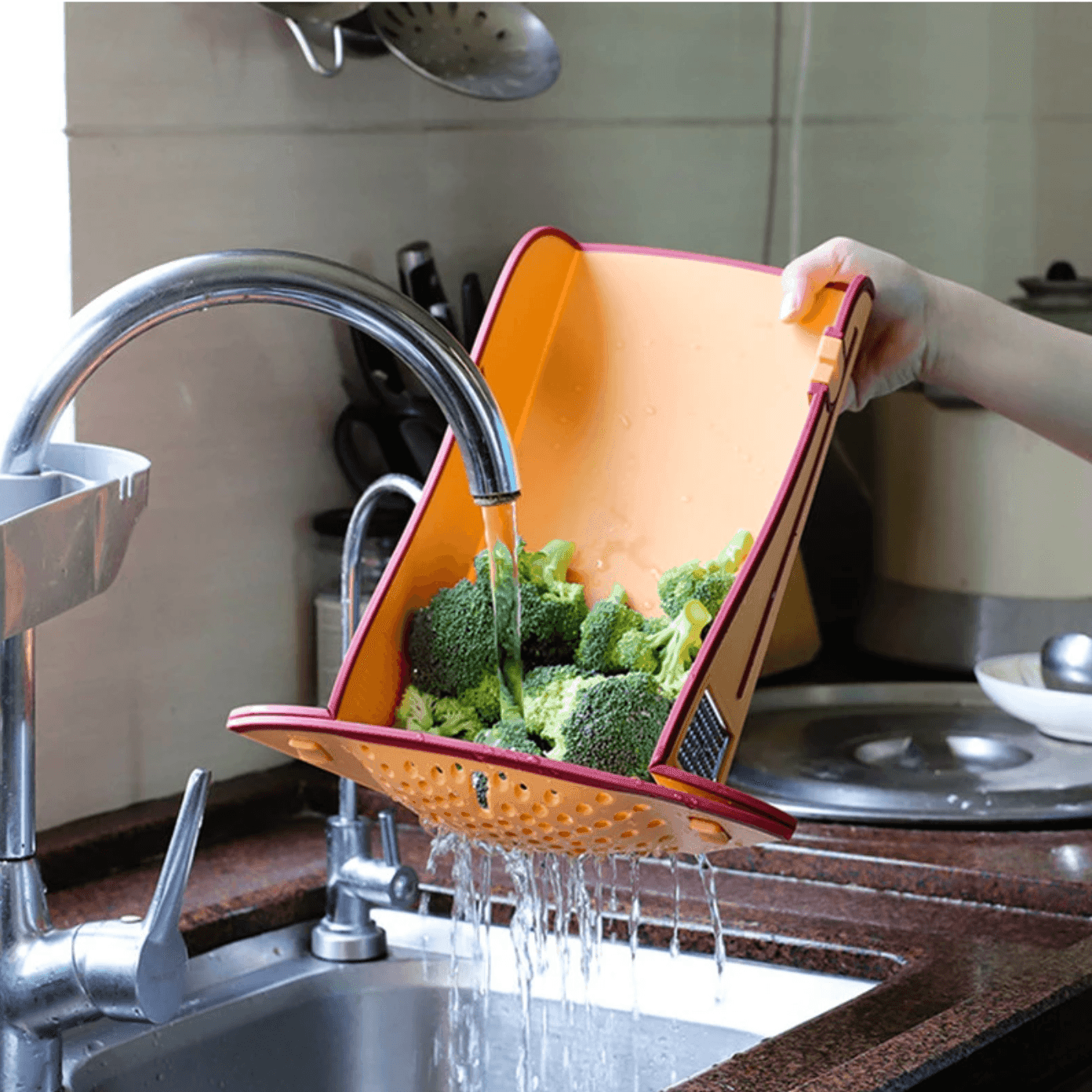 Chopping Blocks | HDPP+TPE+Stainless Steel | Big Size