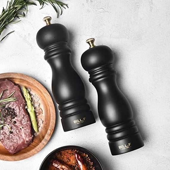 Black Wood Salt and Pepper Mills