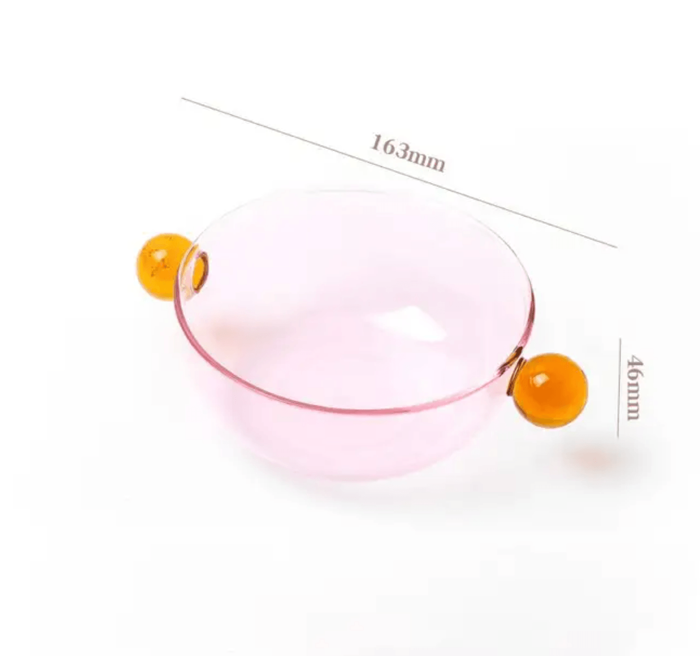 Borosilicate Glass Dessert Bowl | Thermal Shock Resistant | Elegant