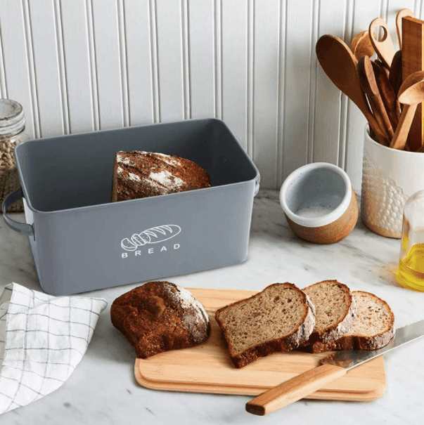 Bread Box | Bamboo Lid | Steel