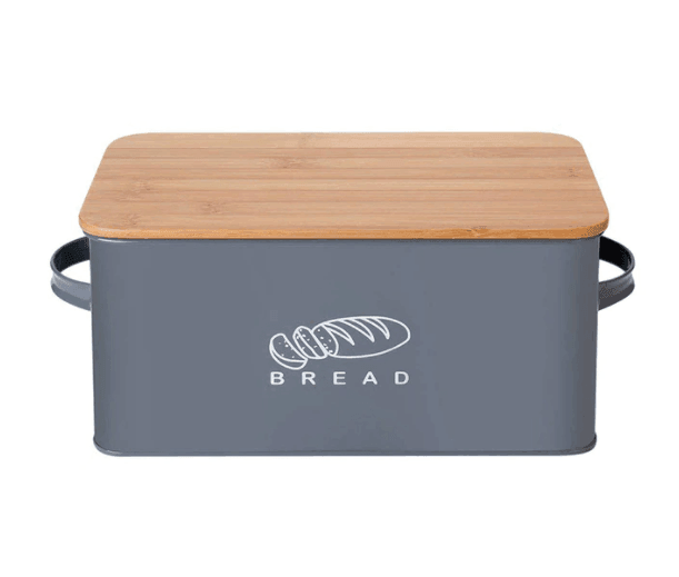 Bread Box | Bamboo Lid | Steel