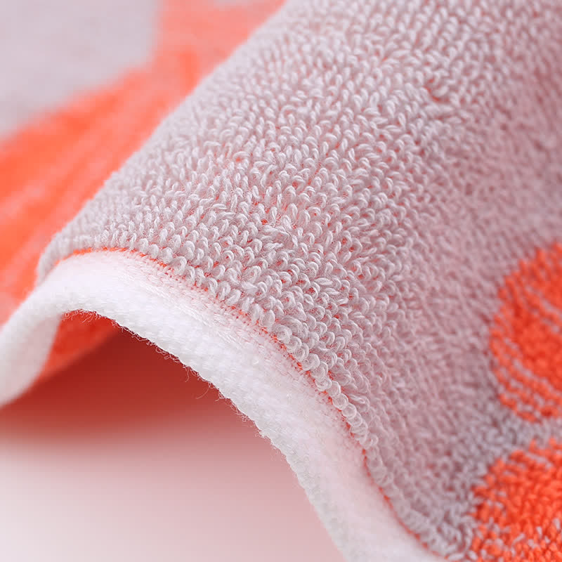 Pure Cotton Towel | Ginkgo Leaf Design | 35cm x 75cm