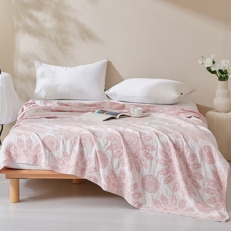 Floral Quilt | 100% Organic Cotton | Full & Queen Sizes