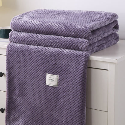 Lightweight Throw Blanket | Soft Polyester | Full Size 71"x79"