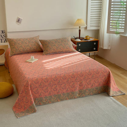 Vintage Floral Coverlet | 100% Organic Cotton | Twin/Full/Queen Options