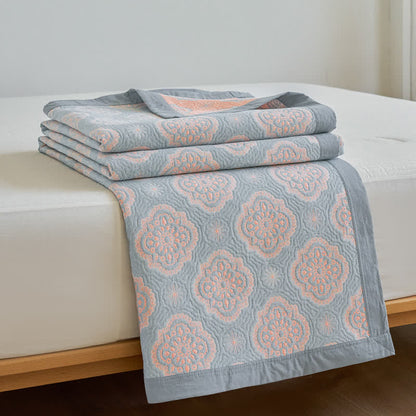 Double Layer Cotton Quilt | Breathable Organic Cotton | Available in Full, Queen, King Sizes