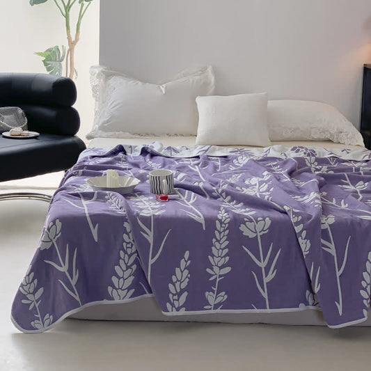 Lavender Cotton Quilt | 100% Organic Cotton | Full/Queen Size