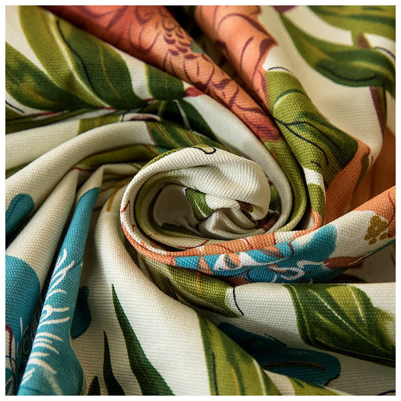Tropical Monstera Tablecloth | Pure Cotton | Multiple Sizes Available