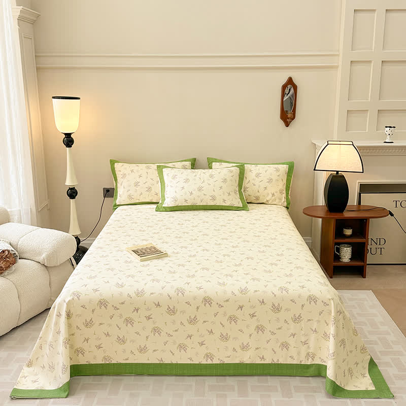 Lavender Cotton Coverlet | Eco-Friendly | Full, Queen, King Sizes
