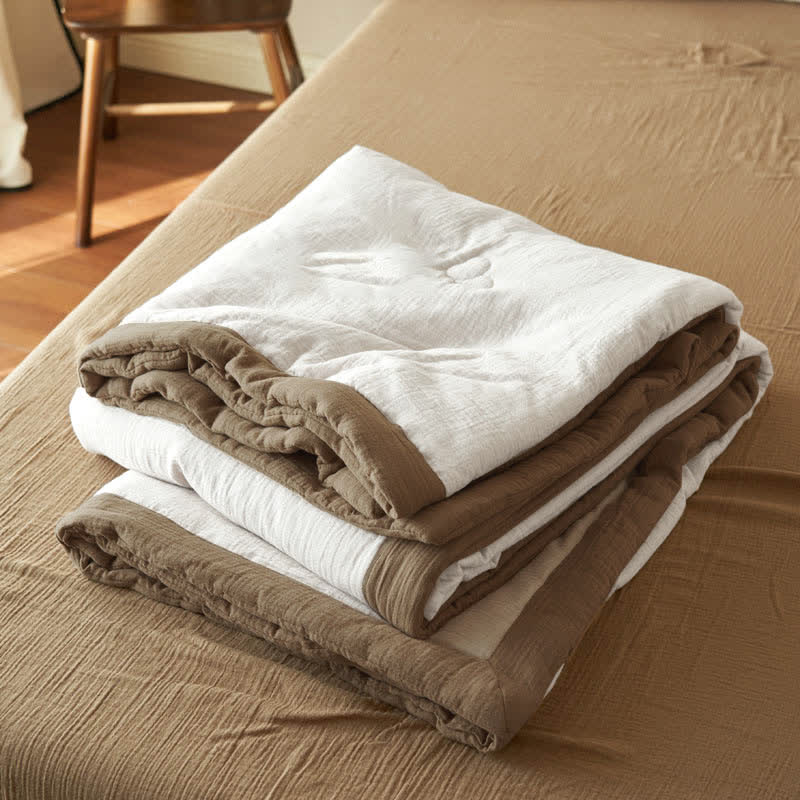 Double Layer Gauze Bedding Set | 100% Organic Cotton | Full & Queen Sizes