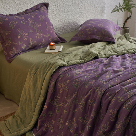Cotton Butterfly Bedding Set | Ultra-Soft Organic Cotton | Queen Size
