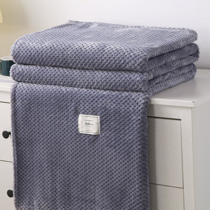 Lightweight Throw Blanket | Soft Polyester | Full Size 71"x79"