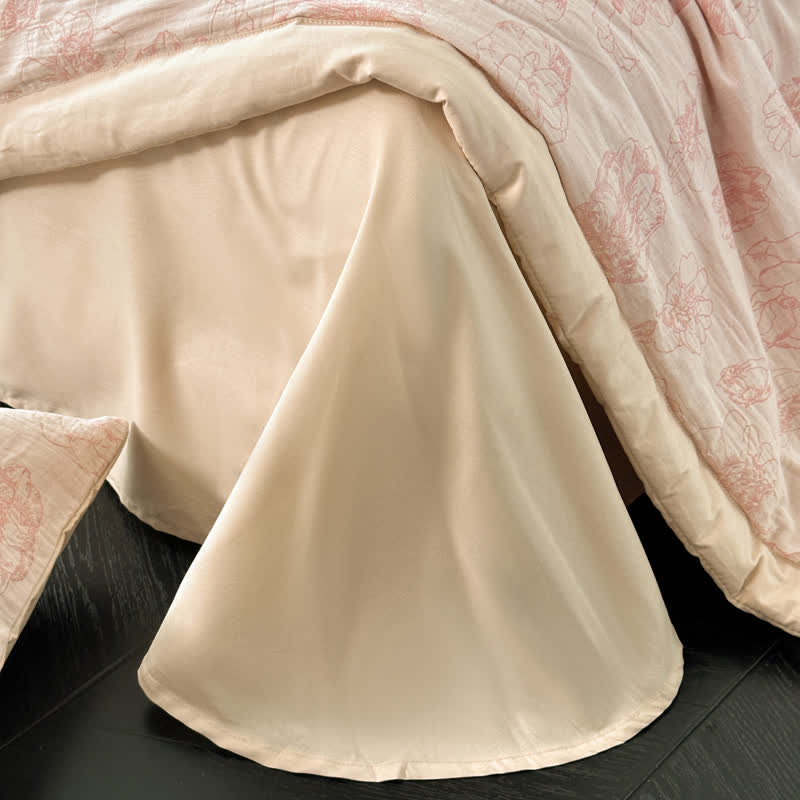 Cotton Gauze Bedding Set | 100% Organic Cotton | 4-Piece Full/Queen