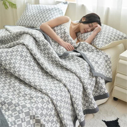 Reversible Quilt | 100% Organic Cotton | Full/Queen Size