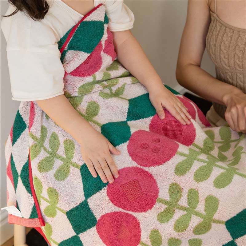 Flower Print Towel | Combed Cotton | 70cm x 140cm