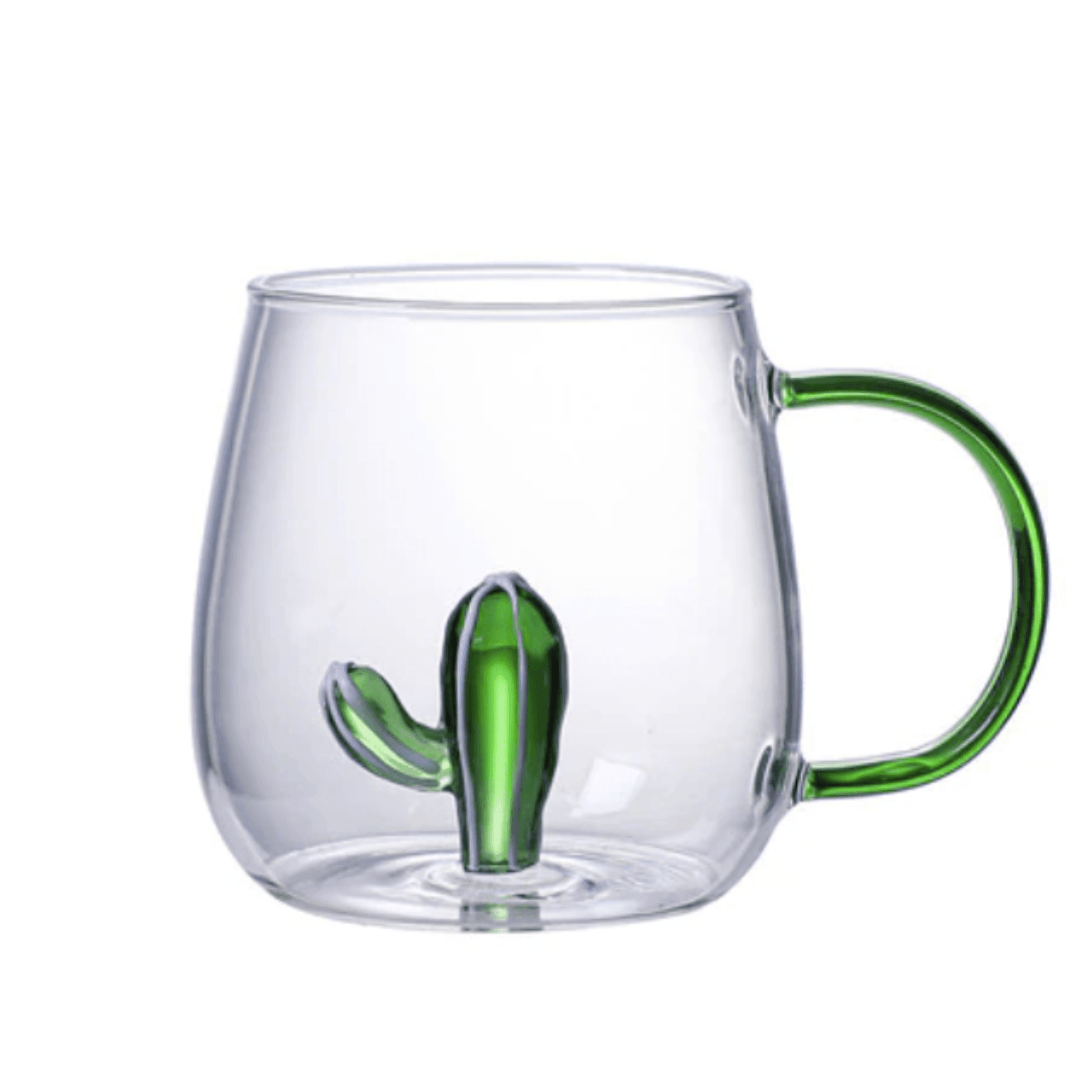 Cactus Animal Shape Glass Cup