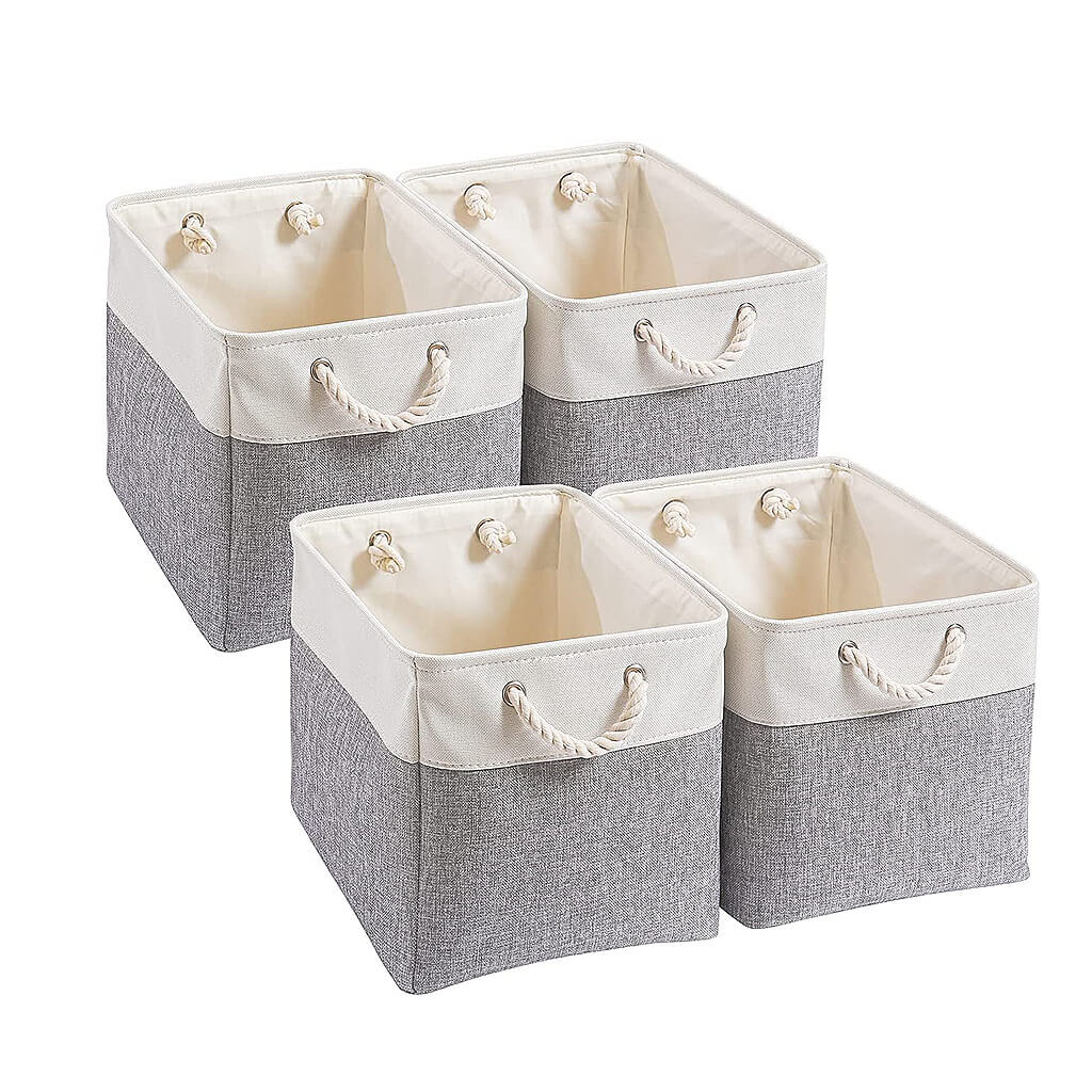 Canvas Storage Box | Durable EVA | Soft Rope Handles