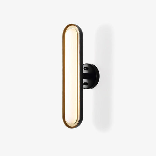 Capsule Wall Lamp | Metal & Glass | Gold or Black