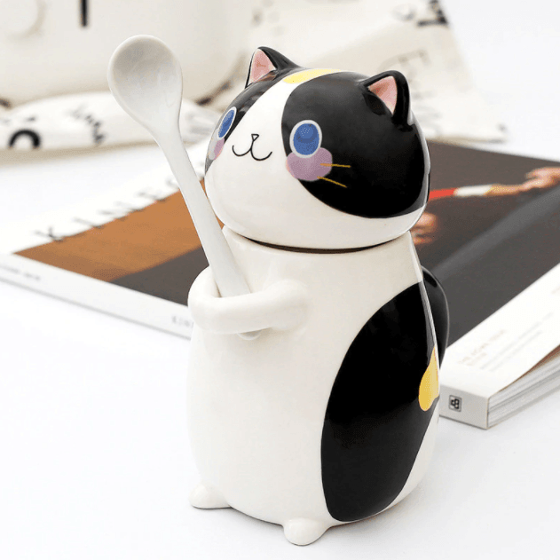 Cat Coffee Mug | Ceramic | Novelty Shape