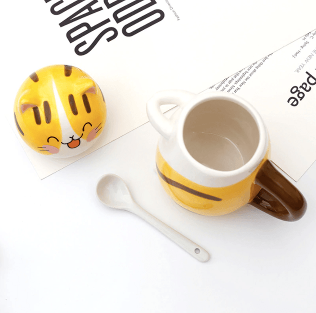 Cat Coffee Mug | Ceramic | Novelty Shape