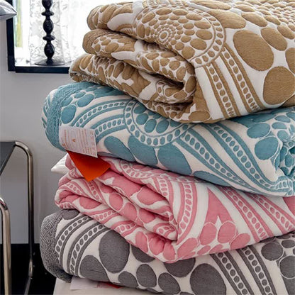 Pure Cotton Reversible Quilt | 100% Organic Cotton | Full/Queen Size