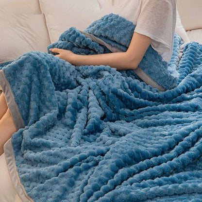 Reversible Velvet Blanket | Premium Polyester | Full & Queen Sizes