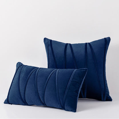 Stripe Pattern Decorative Pillowcase | Premium Soft Velvet | Available in Multiple Sizes