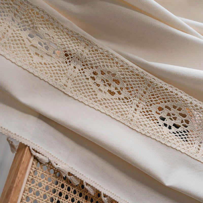 Light Filtering Curtain | Cotton Linen | Beige