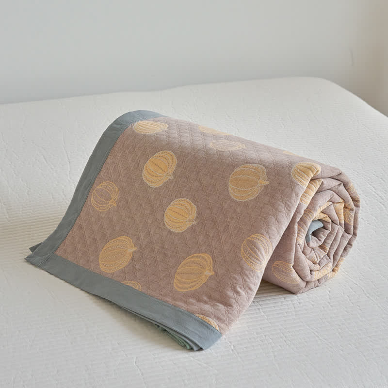Cotton Gauze Summer Quilt | 100% Organic Cotton | Available in Full, Queen, King Sizes