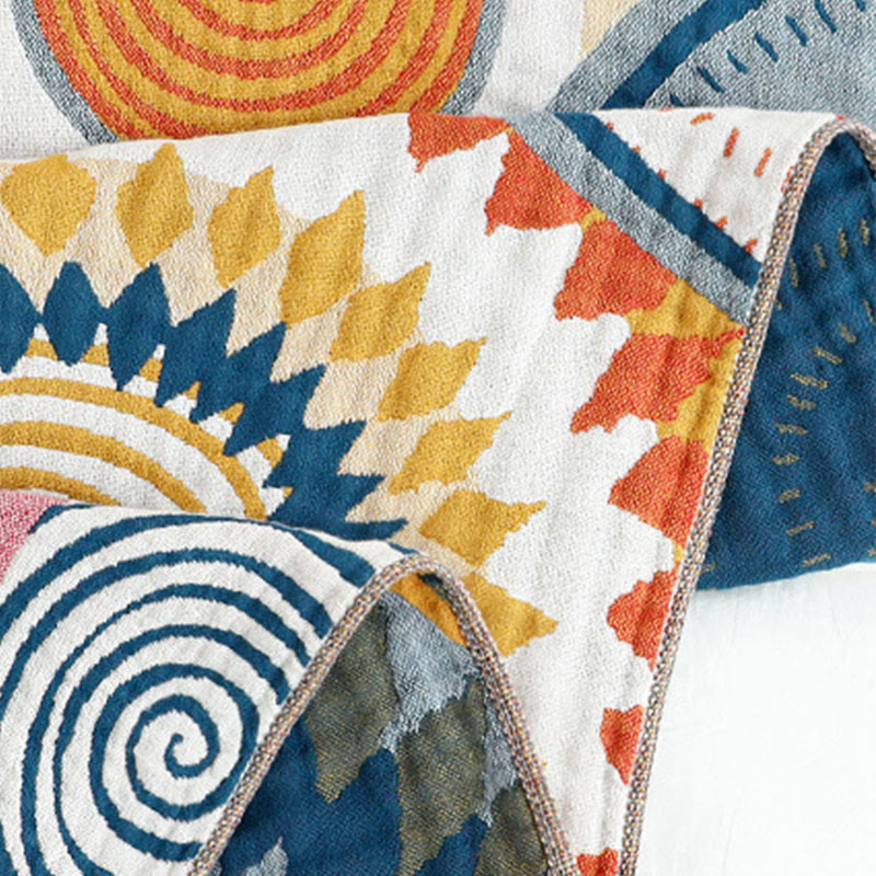 Nordic Throw Blanket | Reversible Cotton | Multiple Sizes