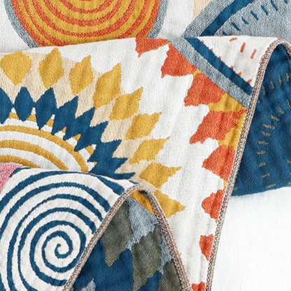 Nordic Throw Blanket | Reversible Cotton | Multiple Sizes