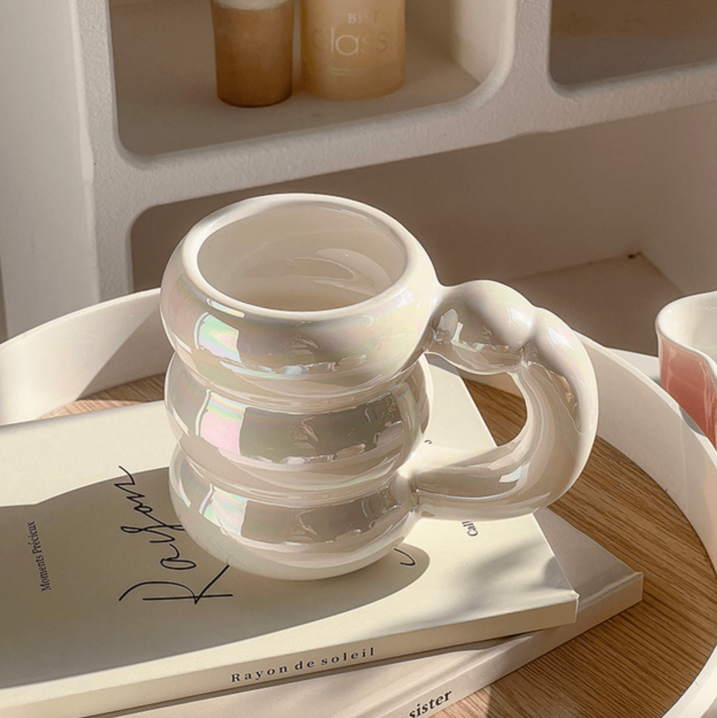 Ceramic Mugs | Bubble Design | Circle Shape