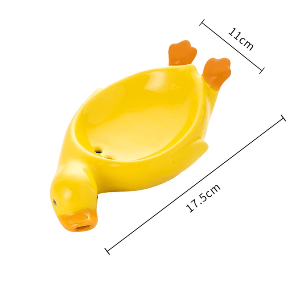 Ceramic Soap Dish | Duck Shape | Quirky Design